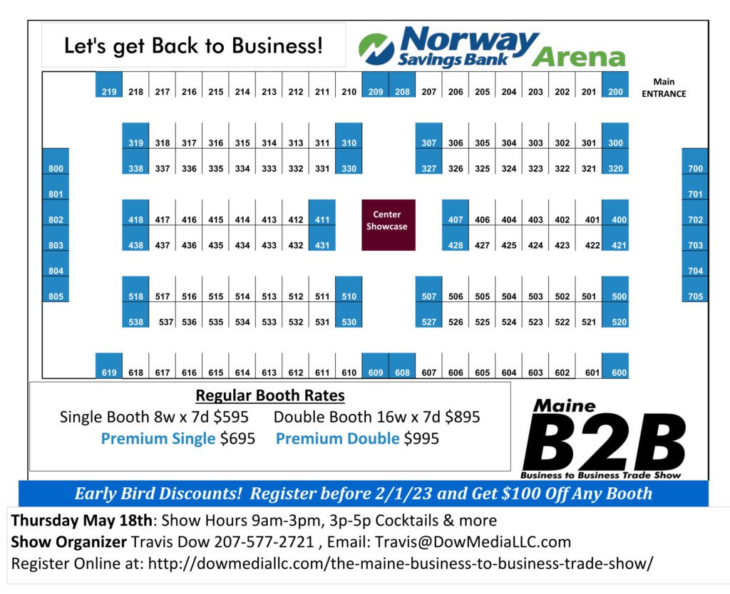 2023 maine B2B trade Show Auburn Maine